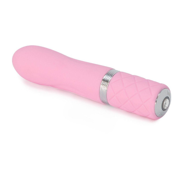 Вібратор PILLOW TALK Flirty Pink з кристалом Swarovski