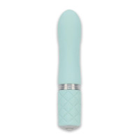 Вібратор PILLOW TALK Flirty Teal з кристалом Swarovski