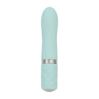 Вібратор PILLOW TALK Flirty Teal з кристалом Swarovski