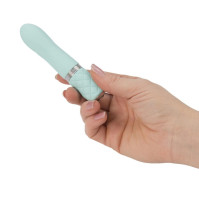 Вібратор PILLOW TALK Flirty Teal з кристалом Swarovski