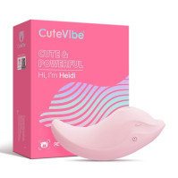 Вібратор і кліторний стимулятор CuteVibe Heidi Pink