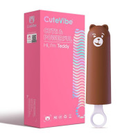 Вібратор CuteVibe Teddy Brown