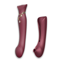 Вибратор Zalo Queen Wine Red
