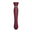 Smartvibrator Zalo Queen Set Wine Red