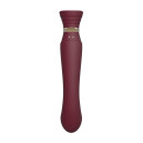 Smartvibrator Zalo Queen Set Wine Red