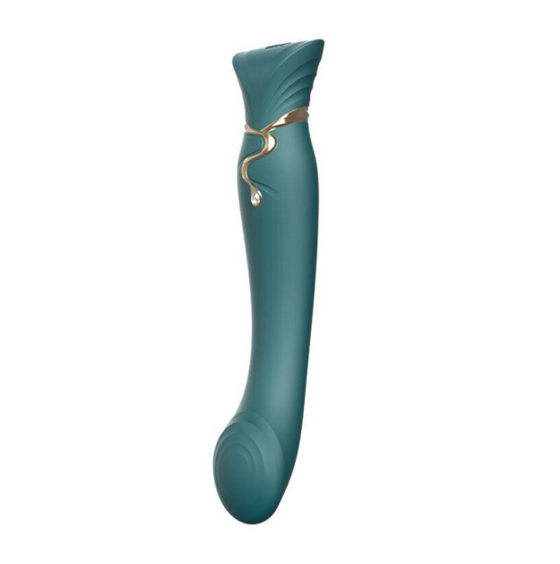 Вибратор Zalo Queen Jewel Green