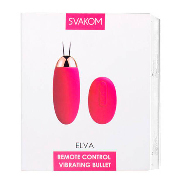 Виброяйцо Svakom Elva Plum Red