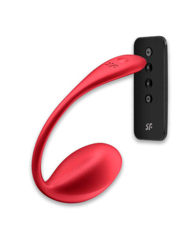 Віброяйце Satisfyer Shiny Petal Connect App Red