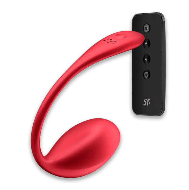 Віброяйце Satisfyer Shiny Petal Connect App Red
