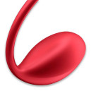 Виброяйцо Satisfyer Shiny Petal Connect App Red