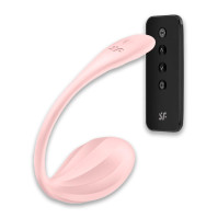 Виброяйцо Satisfyer Ribbed Petal Connect App Rose