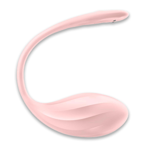 Виброяйцо Satisfyer Ribbed Petal Connect App Rose