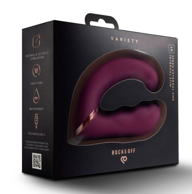 Вібратор Rocks Off Gemini Burgundy