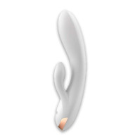 Смарт вібратор-кролик Satisfyer Double Flex White
