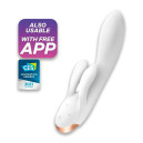 Смарт вібратор-кролик Satisfyer Double Flex White