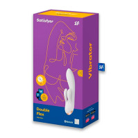 Смарт вібратор-кролик Satisfyer Double Flex White