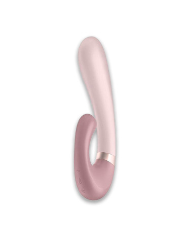 Смарт вібратор-кролик із підігрівом Satisfyer Heat Wave Mauve
