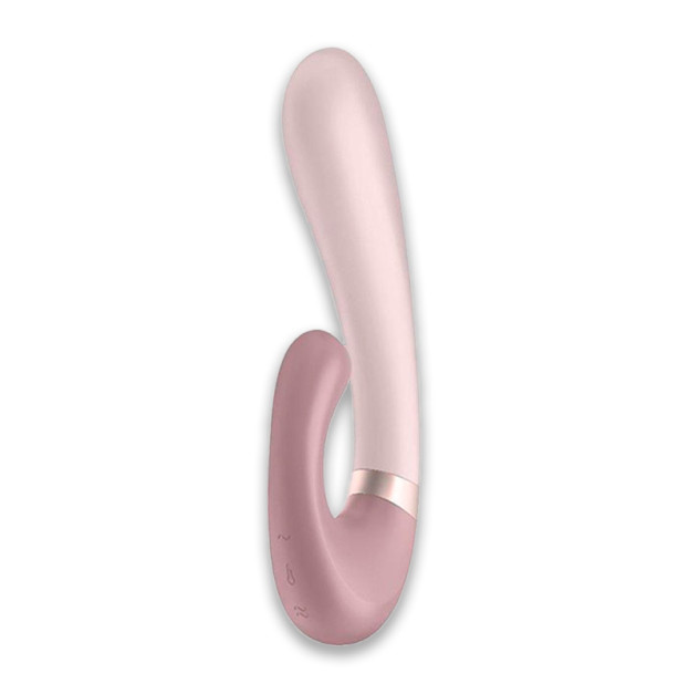 Смарт вібратор-кролик із підігрівом Satisfyer Heat Wave Mauve