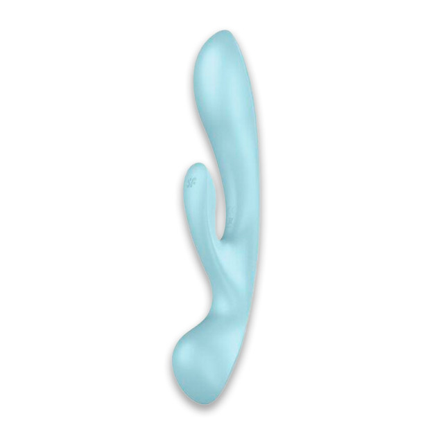 Вібратор-кролик Satisfyer Triple Oh Light Blue