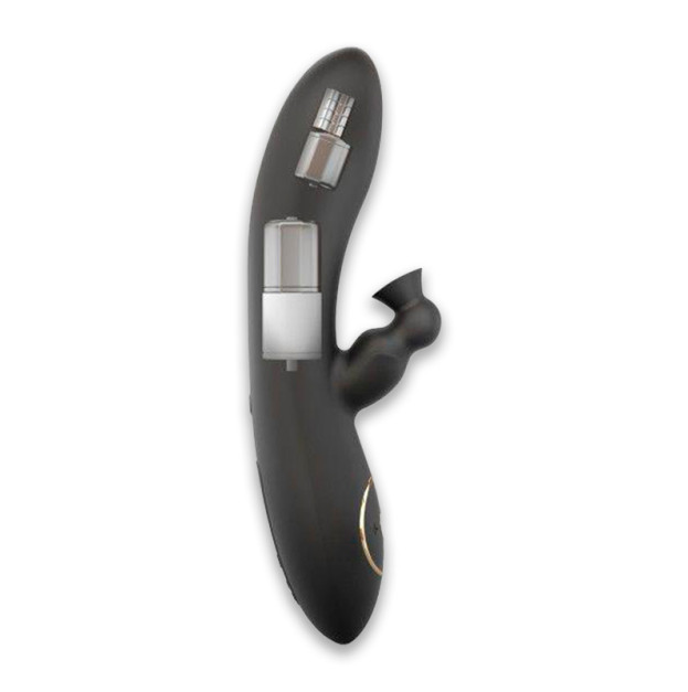 Вакуумний вібратор-кролик Dorcel Divine Rabbit Black