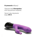 Вібратор-кролик Adrien Lastic Ares Purple