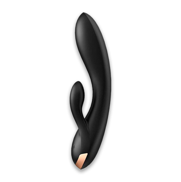 Смарт вібратор-кролик Satisfyer Double Flex Black