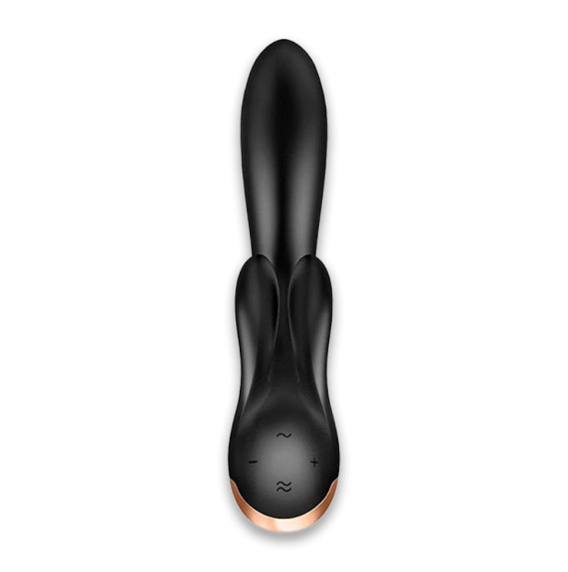 Смарт вібратор-кролик Satisfyer Double Flex Black