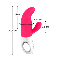 Вібратор-кролик Fun Factory MISS BI Pink White