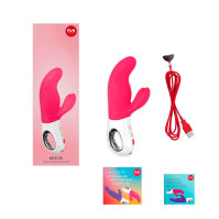 Вібратор-кролик Fun Factory MISS BI Pink White