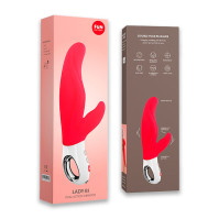 Вібратор-кролик для точки А Fun Factory LADY BI India Red