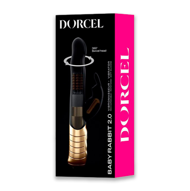 Вібратор-кролик Dorcel Baby Rabbit Gold 2.0
