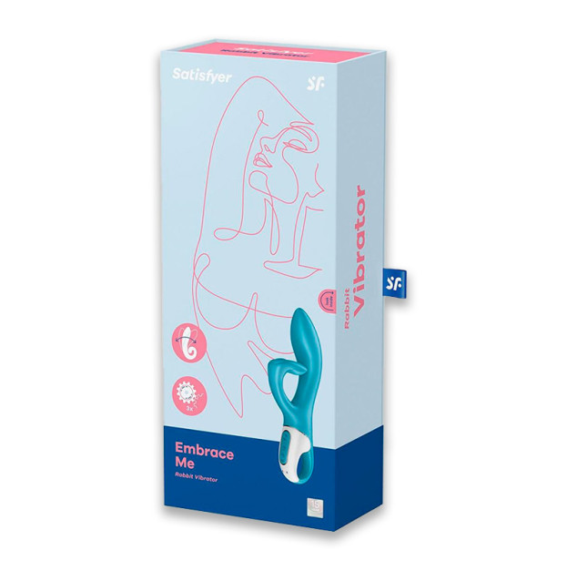 Вибратор-кролик Satisfyer Embrace me Turquoise