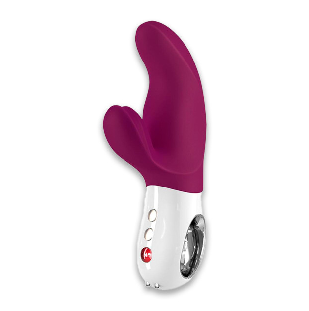 Вібратор-кролик Fun Factory MISS BI Grape White
