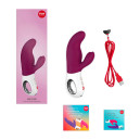 Вібратор-кролик Fun Factory MISS BI Grape White