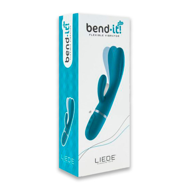 Вібратор-кролик Liebe Bend It Plus Ocean Blue