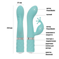Вібратор-кролик Pillow Talk Kinky Teal