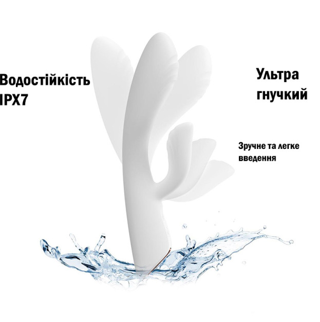 Вібратор-кролик Dorcel Flexi Rabbit White