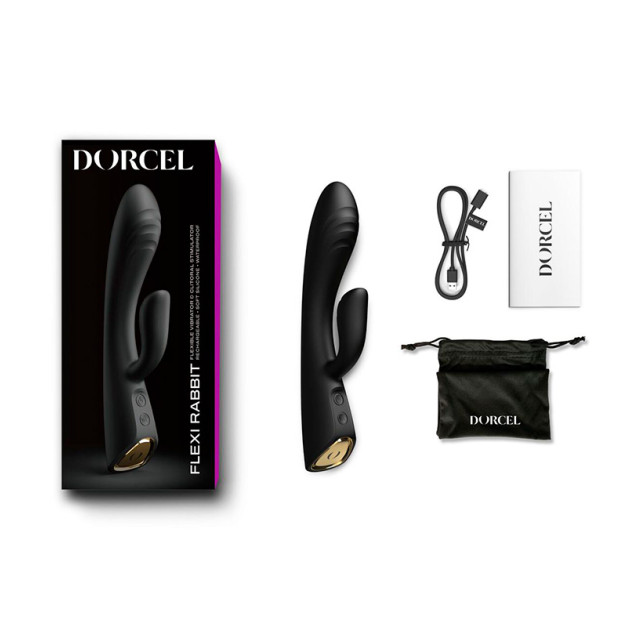 Вібратор-кролик Dorcel Flexi Rabbit Black