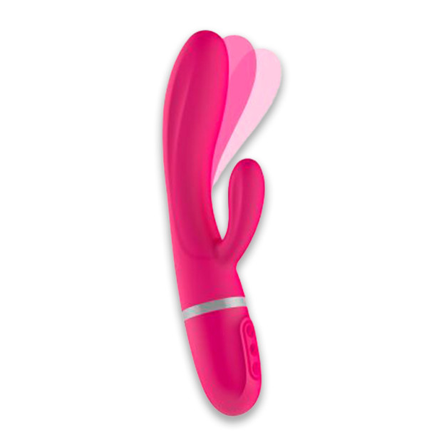 Вібратор-кролик Liebe Bend It Plus Cerise