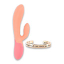 Вібратор-кролик Rianne S Xena Peach Coral