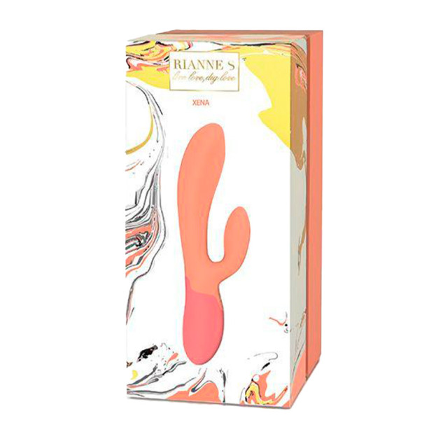 Вібратор-кролик Rianne S Xena Peach Coral