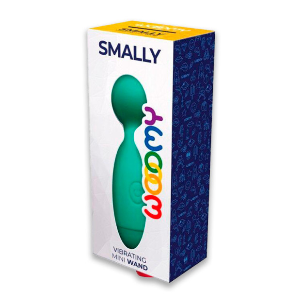 Мінівібромасажер Wooomy Smally Mini Wand Turquoise