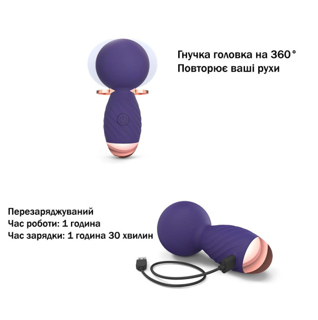 Мінівібромасажер Love To Love Itsy Bitsy – Midnight Indigo