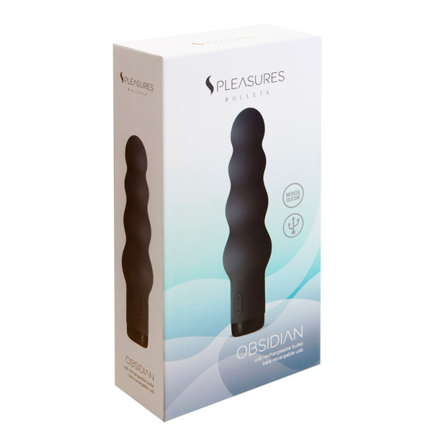 Вібратор S Pleasures Bullets Obsidian