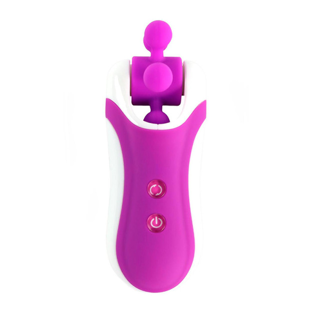 Стимулятор з імітацією оральних пестощів FeelzToys - Clitella Oral Clitoral Stimulator Purple