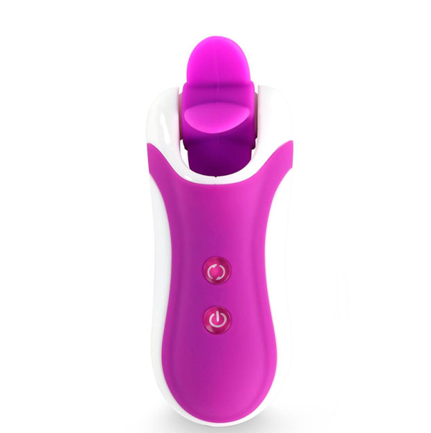 Стимулятор з імітацією оральних пестощів FeelzToys - Clitella Oral Clitoral Stimulator Purple