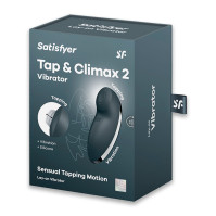 Вібратор Satisfyer Tap & Climax 2 Grey