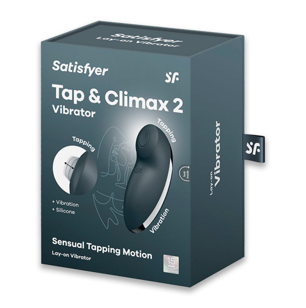 Вібратор Satisfyer Tap & Climax 2 Grey
