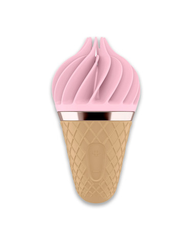 Вібратор спінатор Satisfyer Lay-On Sweet Treat Pink Brown