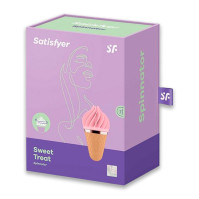 Вібратор спінатор Satisfyer Lay-On Sweet Treat Pink Brown